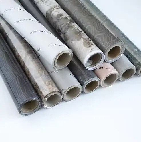 Lignum supellectilem decor films PETG decoration